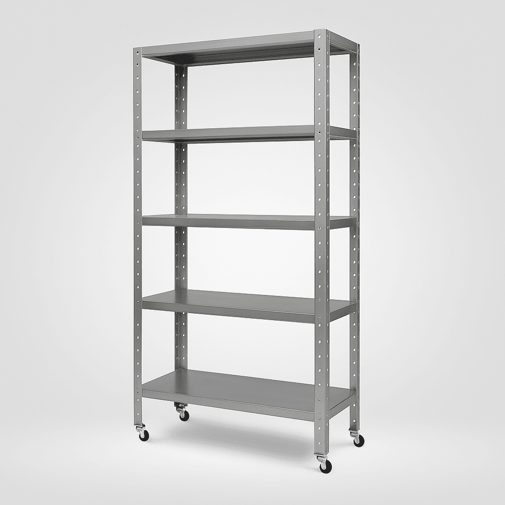 Etajeră cu 5 polițe, fără bord 1400x400x1800 mm — изображение 4